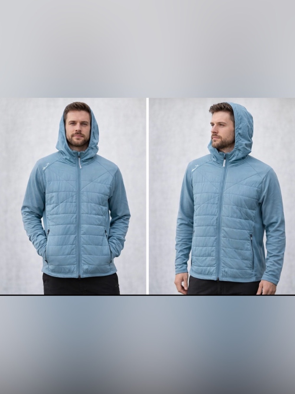 RLX Ralph Lauren Hybrid Hooded Golf Jacket Men’s XXL Blue Full Zip NWT $268